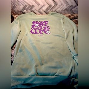 Y2k SURF LOVE city crewneck sweatshirt